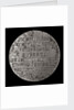 Medal die commemorating the siege of Paris and death of Lieutenant Edgard Saisset, 1870; obverse by unknown
