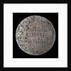 Medal die commemorating the siege of Paris and death of Lieutenant Edgard Saisset, 1870; obverse by unknown