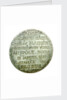 Medal die commemorating the siege of Paris, 1870-1871 and G Lambert, the explorer; obverse by unknown