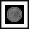 Medal commemorating the siege of Paris, 1870-1871 and death of Lieutenant Edgard Saisset; reverse by Unknown