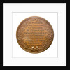 Medal commemorating the expedition of 'Boussole' and 'Astrolabe', frigates; reverse by B. Duvivier