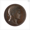 Medal commemorating the invasion of England, 1804; obverse by D.V. Denon