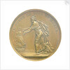 Medal commemorating Louis XVIII landing at Calais, 1814; reverse by B. Andrieu; N.G. Brenet
