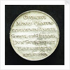 Medal commemorating Admiral General George Monk (1608-70): 1st Duke of Albemarle; reverse by T. Simon