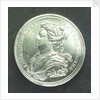Medal commemorating Prince George of Denmark, High Admiral (1653-1708); obverse by J. Croker
