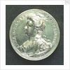 Medal commemorating Barcelona relieved, 1706; obverse by J. Croker