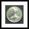 Medal commemorating Barcelona relieved, 1706; obverse by J. Croker