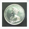 Medal commemorating the attempted invasion of Scotland, 1708; obverse by J. Croker