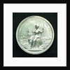 Medal commemorating the Peace of Utrecht, 1713; reverse by J. Croker