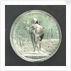 Medal commemorating the Peace of Utrecht, 1713; reverse by J. Croker