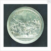 Medal commemorating the arrival of King George I in England, 1714 and dominion of the seas; reverse by J. Croker