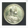 Medal commemorating the action off Cape Passaro, 1718; obverse by J. Croker