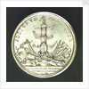 Medal commemorating the action off Cape Passaro, 1718; reverse by J. Croker