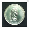 Naval reward medal commemorating the Battle of Lowestoft, 1665; obverse by J. Roettier