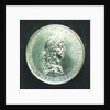 Naval reward medal commemorating the Battle of Lowestoft, 1665; obverse by J. Roettier