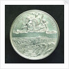 Medal commemorating the fortifications at Ostend; reverse by J. Roettier