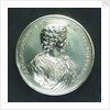 Medal commemorating Christ's Hospital; obverse by J. Roettier