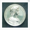 Naval and military reward medal; obverse by J. Roettier