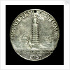 Badge commemorating the rebuilding of the Eddystone Lighthouse; obverse by unknown