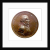 Badge commemorating the Battle of Camperdown, 1797 and Admiral of the Fleet, Adam Duncan (1731-1804); obverse by J.G. Hancock