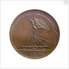 Badge commemorating the Battle of Camperdown, 1797 and Admiral of the Fleet, Adam Duncan (1731-1804); reverse by J.G. Hancock