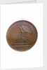 Badge commemorating the Battle of Camperdown, 1797 and Admiral of the Fleet, Adam Duncan (1731-1804); reverse by J.G. Hancock