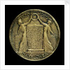 Medal commemorating the 350th anniversary of the sailing of the 'Mayflower', 1620-1970; reverse by Paul Vincze