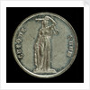 Medal commemorating the 'Ouzel Galley' Society, 1700; obverse by unknown