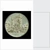 Medal commemorating the visit of the Atlantic fleet to Queenstown, 1910; obverse by J.F. O'Crowley