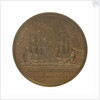 Medal commemorating the 2nd voyage of Captain James Cook, 1772; reverse by W. Barnett