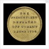 Counter commemorating Admiral of the Fleet Richard Howe (1726-1799) and the Glorious 1st of June, 1794; reverse by unknown