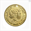 Theatre pass commemorating the tercentenary of the Spanish Armada, 1888; obverse by unknown