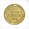 Theatre pass commemorating the tercentenary of the Spanish Armada, 1888; reverse by unknown