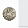 Medalet commemorating HMS 'Bellerophon'; obverse by V.B.