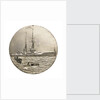 Medalet commemorating HMS 'Bellerophon'; reverse by V.B.