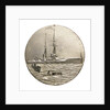 Medalet commemorating HMS 'Bellerophon'; reverse by V.B.