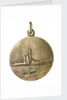 Medalet commemorating HMS 'Hibernia'; reverse by V.B.