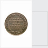 Medalet commemorating the raid on Zeebrugge and Ostend, 1918; reverse by unknown