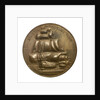 Medalet commemorating Save the 'Victory' Fund; obverse by W. McMillan