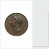 Medal commemorating Greek Independence and naval help from England; obverse by Benedetta Pistrucci