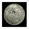 Eight reales; obverse by unknown