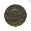 Halfpenny; obverse by unknown