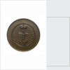 Trial piece, Naval Engineers medal; obverse by W. Wyon