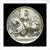 Medal commemorating the battle of Trafalgar, 1805; reverse by W. Wyon