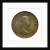Halfpenny; obverse by unknown