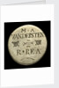 Engraved commemorative coin; reverse by unknown