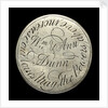 Engraved commemorative coin; reverse by Unknown