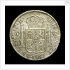 Eight reales; reverse by unknown