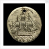 Engraved commemorative coin; obverse by unknown