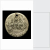 Engraved commemorative coin; obverse by unknown